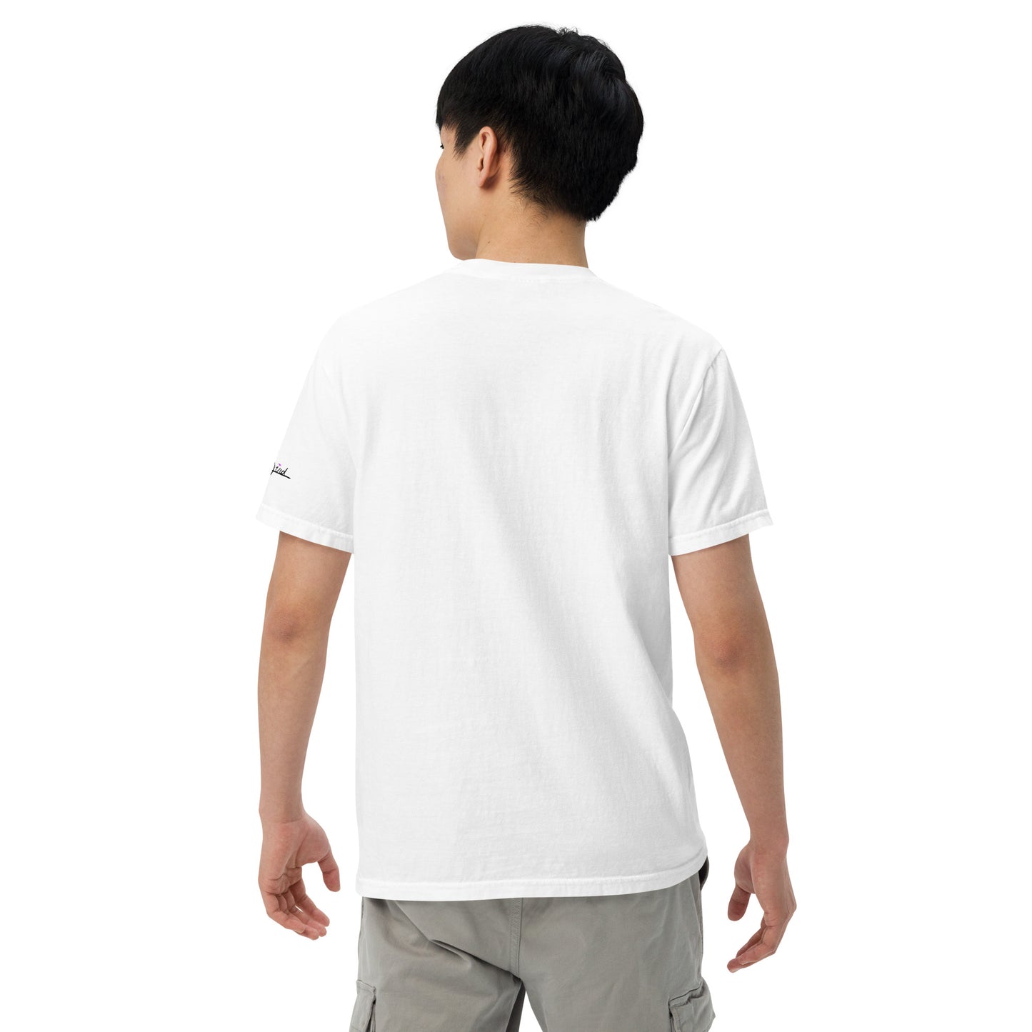 White Logo Tee